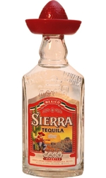 Tequila Sierra silver 38% 40ml miniatura etik3