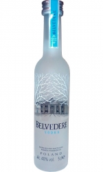 Vodka Belvedere Clear 40% 50ml miniatura etik2
