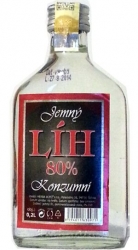 Líh Konzumní 80% 0,2l x20 ks placatice Herba Alko