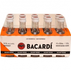 Rum Bacardi Orange 35% 50ml x10 miniatura