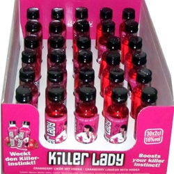 Killer Lady Cranberry 16% 20ml x30 Spitz miniatur