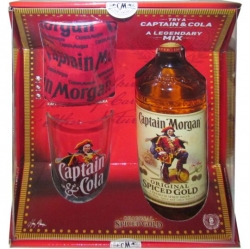 Rum Captain Morgan Spiced Gold 35% 0,7l Sklo Šátek