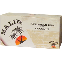 rum Malibu white 21% 50ml x12 miniatur