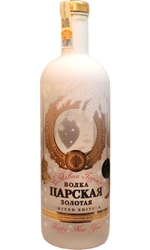 Vodka Carskaja Zlatá 40% 1l Happy New Year!