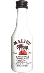 rum Malibu white 21% 50ml miniatura etik2