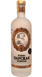 Vodka Carskaja Zlatá 40% 1l etik2