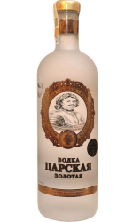 Vodka Carskaja Zlatá 40% 1l etik2