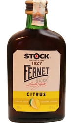 Fernet Stock citrus 27% 0,2l Božkov etik2