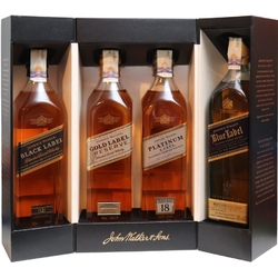 Johnnie Walker Sada 0,2l x4 whisky collection č.2