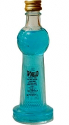 Vodka World clear Blue 37,5% 50ml miniatura