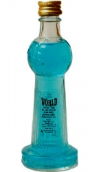 Vodka World clear Blue 37,5% 50ml miniatura