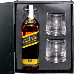 Whisky Johnnie Walker Black 12Y 40% 0,7l 2x sklo