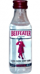 Gin Beefeater Dry 40% 50ml miniatura etik2