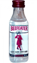 Gin Beefeater Dry 40% 50ml etik2 miniatura