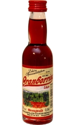Cranberries Likor 30% 40ml Grenzwald miniatura