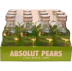 Vodka Absolut Pears 40% 50ml x12 miniatur