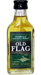 Whiskey Old Flag 40% 40ml miniatura