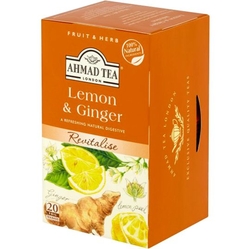 čaj Ovocný Lemon a Ginger 20x2g Ahmad Tea