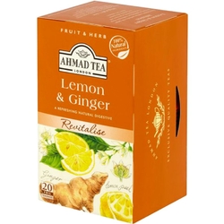 čaj Ovocný Lemon a Ginger 20x2g Ahmad Tea