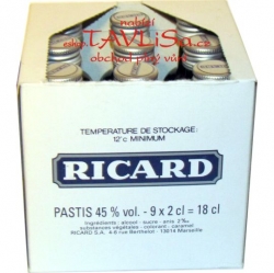 aperitiv Ricard Pastis 45% 20ml x9 miniatura
