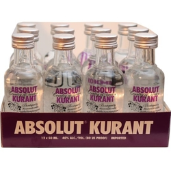 Vodka Absolut Kurant 40% 50ml x12 miniatur
