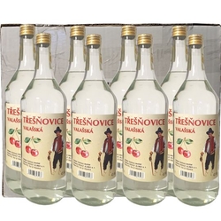 Třešňovice Valašská 42% 1l x8 R.Jelínek
