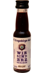 Heidelbeerlikör 22% 20ml miniatura v Sada FC Erzge