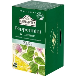 čaj Ovocný Peppermint a Lemon 20x2g Ahmad Tea