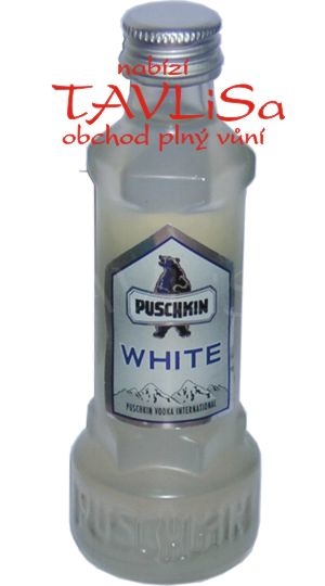 likér Puschkin White 17,7% 40ml miniatura