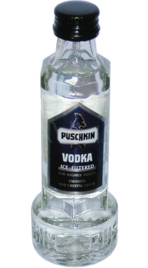vodka Puschkin Clear 37,5% 40ml miniatura