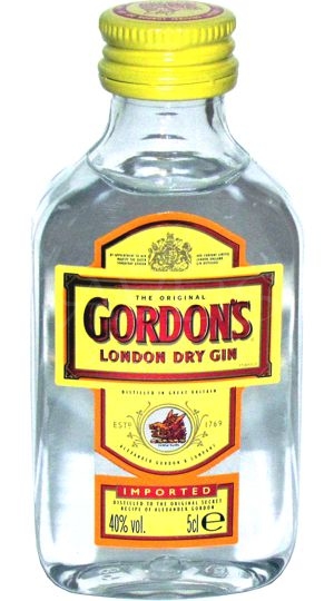 Gin Gordons London Dry 40% 50ml miniatura