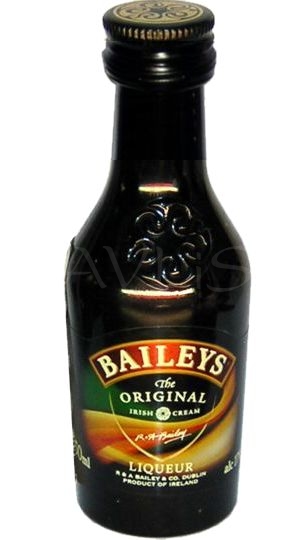 likér Baileys Cream Original 17% 50ml mini etik1