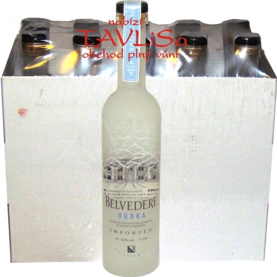 vodka Belvedere Clear 40% 50ml x10 miniatura
