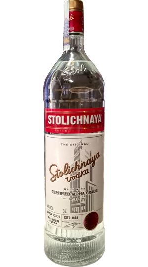 Vodka Stolichnaya Premium 40% 3l Láhev