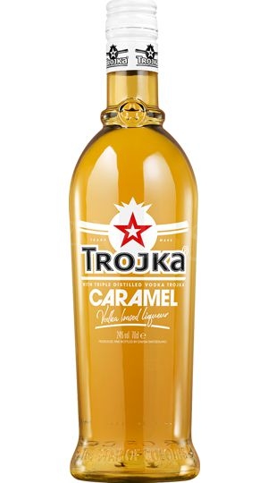 Trojka Caramel Vodka Liqueur 24% 0,7l etik2
