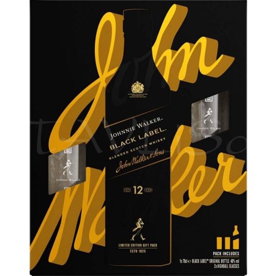 Whisky Johnnie Walker Black 12Y 40% 0,7l 2x skl.č6