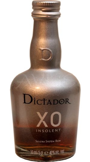 Rum Dictador XO Insolent 40% 50ml miniatura