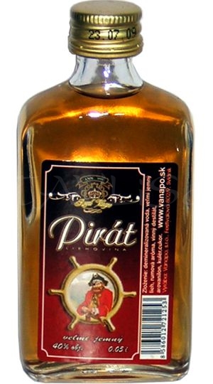 Rum lihovina Pirát 40% 50ml Sada1 miniatura
