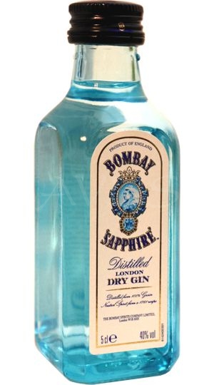 Gin Bombay Sapphire 40% 50ml v sadě s Vodkou mini